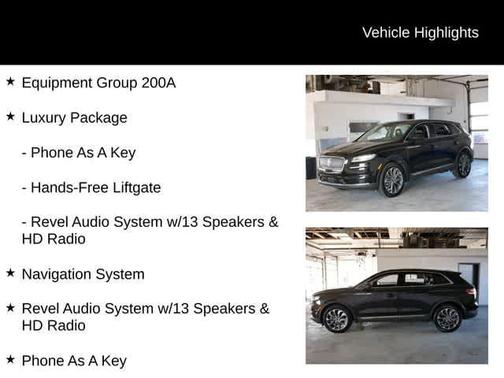 Infinite Black Metallic Clearcoat 2023 Lincoln Nautilus Reserve