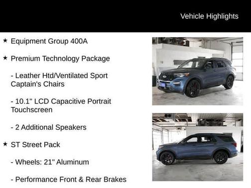 Blue Metallic 2020 Ford Explorer ST