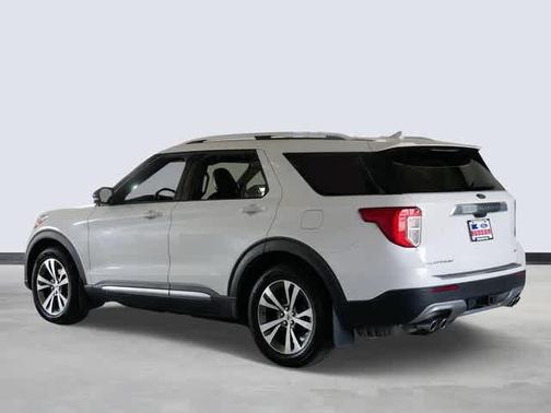 Star White Metallic Tri-Coat 2020 Ford Explorer Platinum