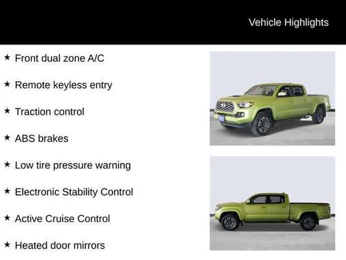 Electric Lime Metallic 2023 Toyota Tacoma TRD Sport