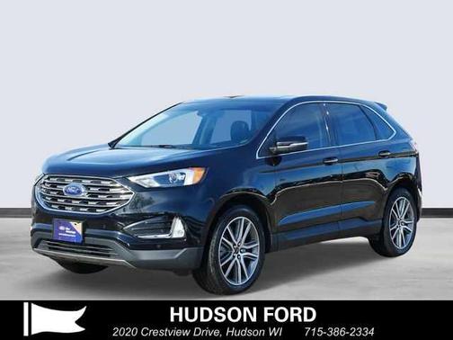 Agate Black Metallic 2023 Ford Edge Titanium