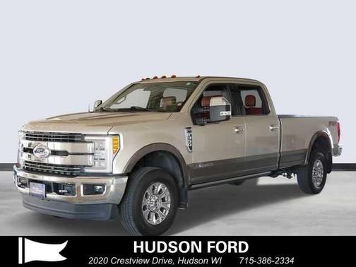 White Gold/Stone Gray 2018 Ford F-350 King Ranch