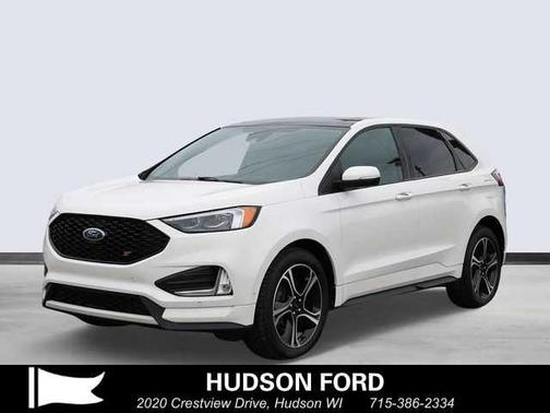 Star White Metallic Tri-Coat 2023 Ford Edge ST