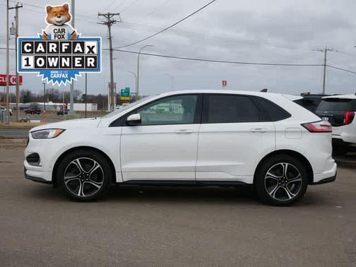 Star White Metallic Tri-Coat 2023 Ford Edge ST