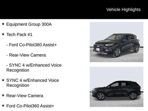 Agate Black Metallic 2023 Ford Escape ST-Line