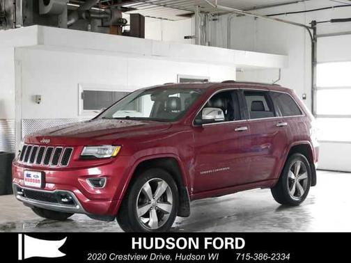 Deep Cherry Red Crystal Pearlcoat 2015 Jeep Grand Cherokee Overland SUV