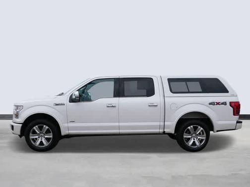 White Platinum Metallic Tri-Coat 2017 Ford F-150 Platinum