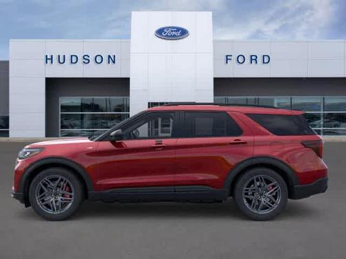 Rapid Red Metallic Tinted Clearcoat 2026 Ford Explorer ST-Line