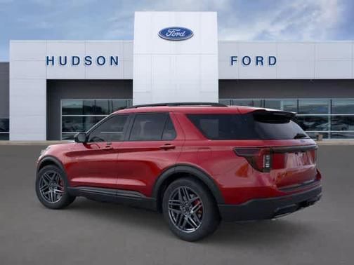 Rapid Red Metallic Tinted Clearcoat 2026 Ford Explorer ST-Line