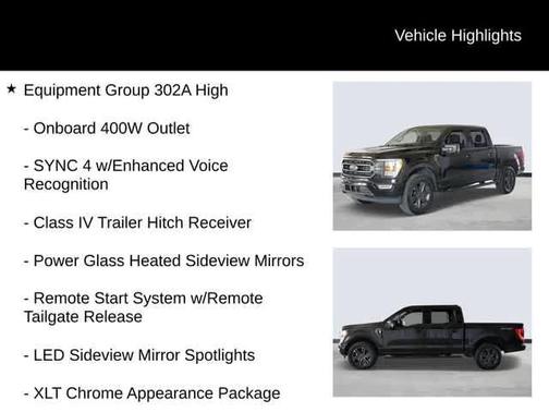 Agate Black Metallic 2023 Ford F-150 XLT