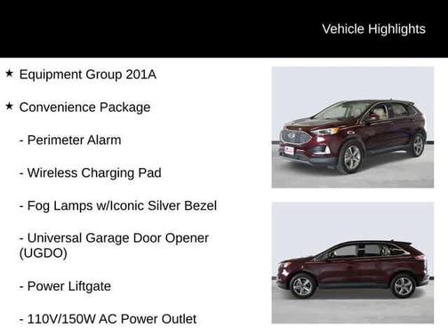 Burgundy Velvet Metallic Tinted Clearcoat 2023 Ford Edge SEL