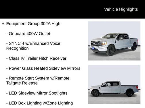 Space White Metallic 2021 Ford F-150 XLT