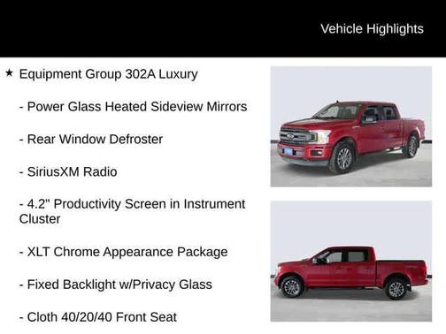 Rapid Red Metallic Tinted Clearcoat 2020 Ford F-150 XLT