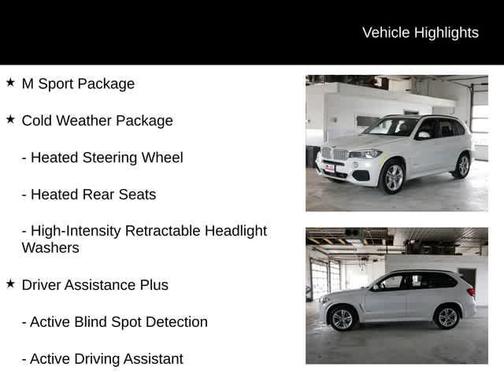 Mineral White Metallic 2016 BMW X5 xDrive50i