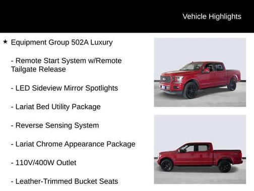 Rapid Red Metallic Tinted Clearcoat 2020 Ford F-150 Lariat