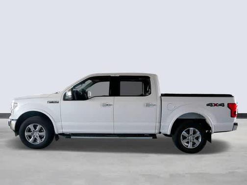 White Platinum Metallic Tri-Coat 2019 Ford F-150 Lariat