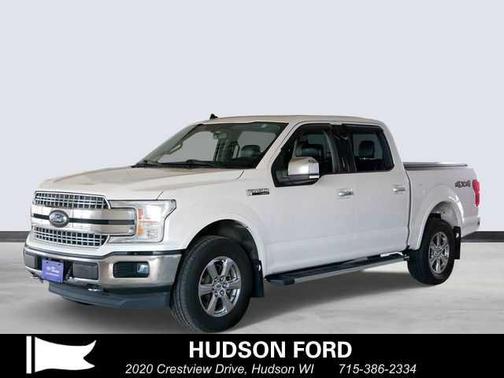White Platinum Metallic Tri-Coat 2019 Ford F-150 Lariat