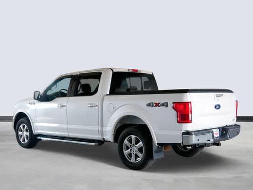 White Platinum Metallic Tri-Coat 2019 Ford F-150 Lariat