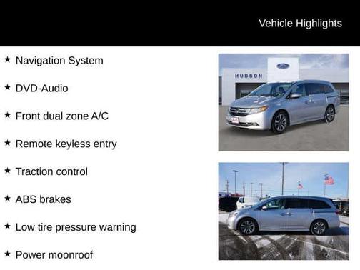 2015 Honda Odyssey Touring Elite