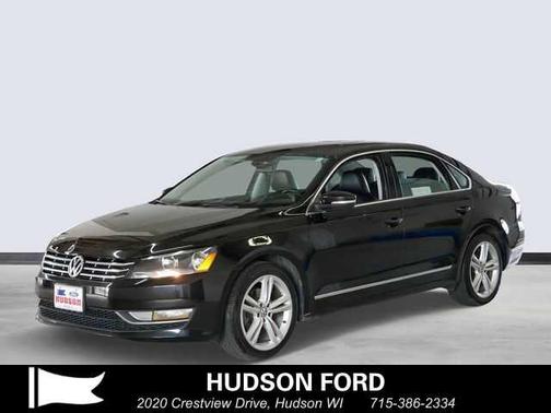 Black 2015 Volkswagen Passat 2.0L TDI DSG SEL Premium