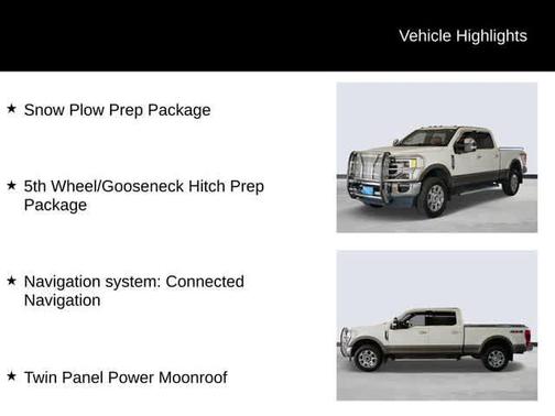 Star White Metallic Tri-Coat/Stone Gray 2022 Ford F-350 King Ranch