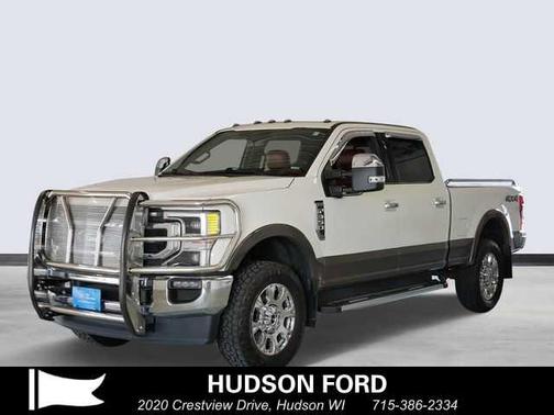 Star White Metallic Tri-Coat/Stone Gray 2022 Ford F-350 King Ranch