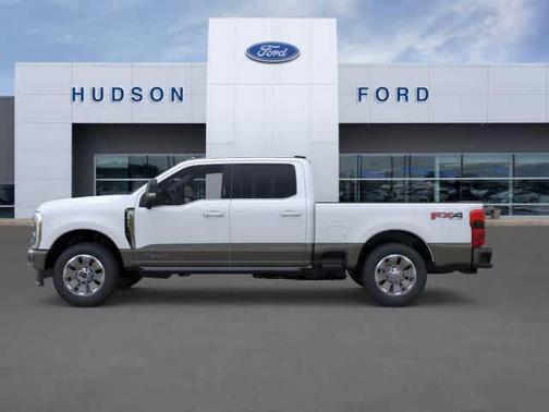 Star White Metallic Tri-Coat/Marsh Gray 2026 Ford F-350 King Ranch