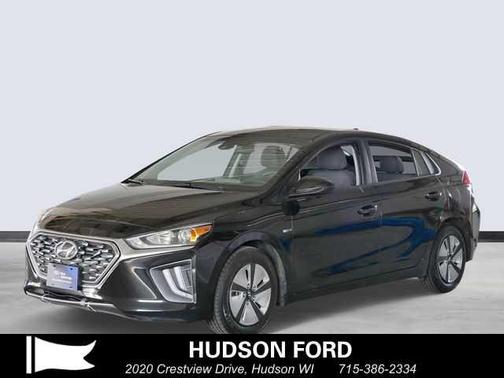 Black Noir Pearl 2020 Hyundai IONIQ Hybrid Blue