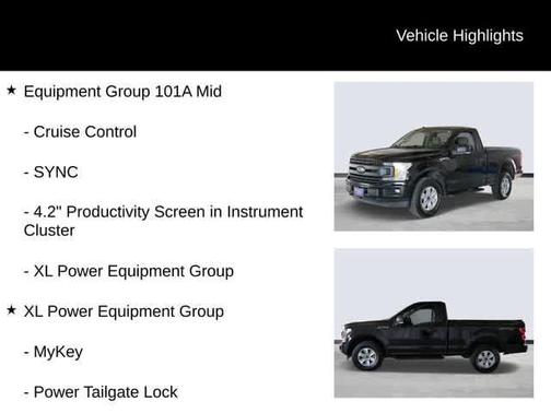 Agate Black Metallic 2019 Ford F-150 XL
