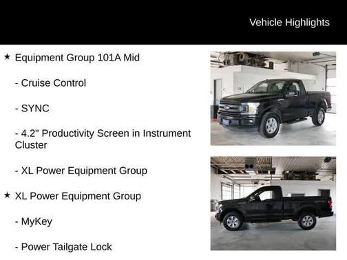 Agate Black Metallic 2019 Ford F-150 XL