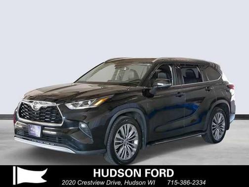 Midnight Black Metallic 2020 Toyota Highlander Platinum