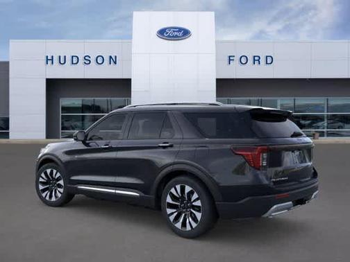 Agate Black Metallic 2026 Ford Explorer Platinum