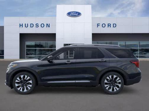 Agate Black Metallic 2026 Ford Explorer Platinum