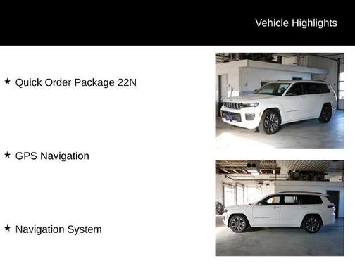 Bright White Clearcoat 2021 Jeep Grand Cherokee L Overland