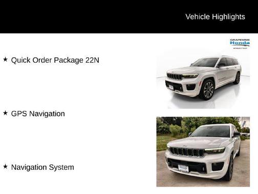 Bright White Clearcoat 2021 Jeep Grand Cherokee L Overland