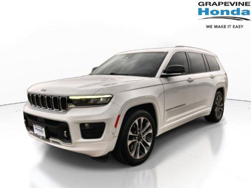 Bright White Clearcoat 2021 Jeep Grand Cherokee L Overland