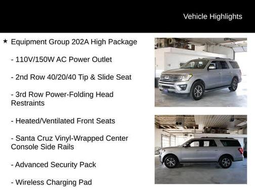 Iconic Silver Metallic 2021 Ford Expedition Max XLT
