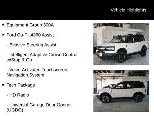 Oxford White 2023 Ford Bronco Sport Outer Banks