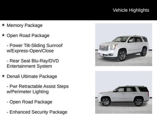 White Frost Tricoat 2019 GMC Yukon Denali