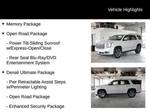 White Frost Tricoat 2019 GMC Yukon Denali