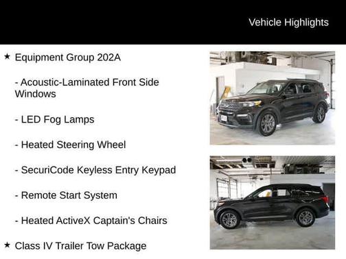 Agate Black Metallic 2024 Ford Explorer XLT