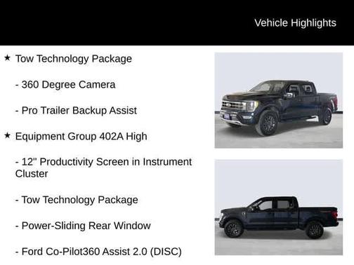 Antimatter Blue Metallic 2022 Ford F-150 Tremor