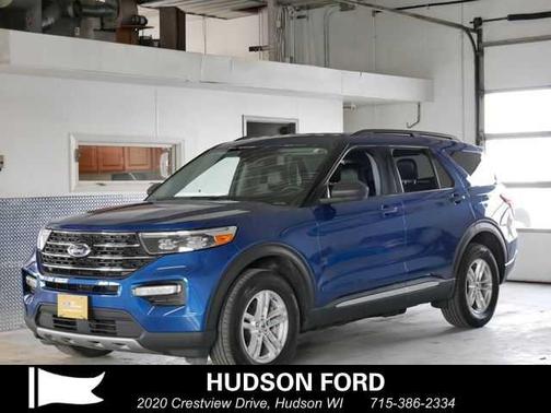 Atlas Blue Metallic 2023 Ford Explorer XLT
