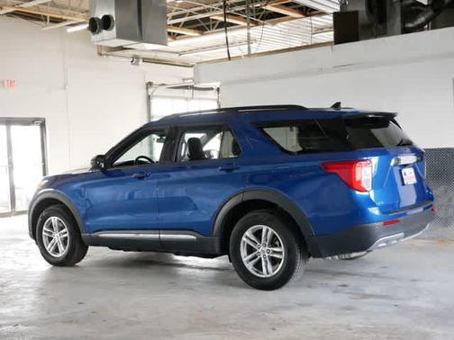 Atlas Blue Metallic 2023 Ford Explorer XLT