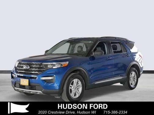 Atlas Blue Metallic 2023 Ford Explorer XLT