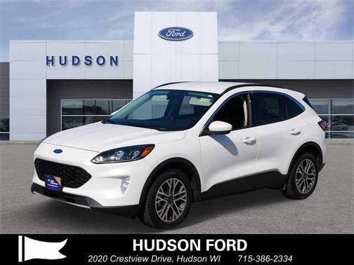 Star White Metallic Tri-Coat 2020 Ford Escape SEL