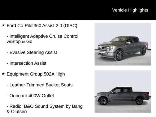 Carbonized Gray Metallic 2022 Ford F-150 Lariat