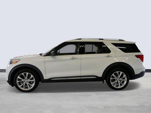 Star White Metallic Tri-Coat 2021 Ford Explorer Platinum