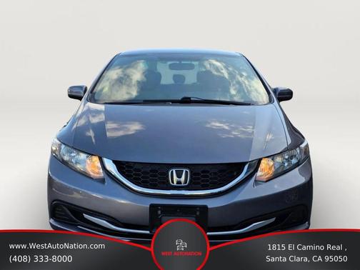 Gray 2015 Honda Civic LX