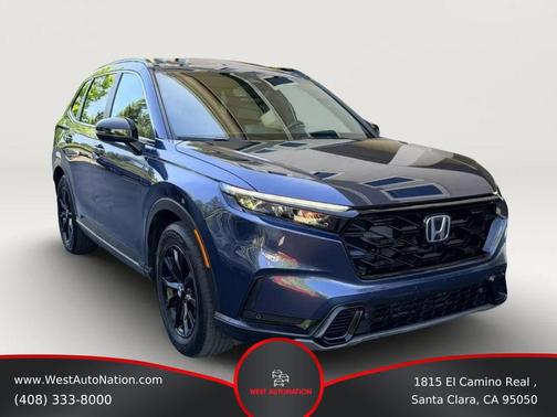 Blue 2025 Honda CR-V Hybrid Sport FWD